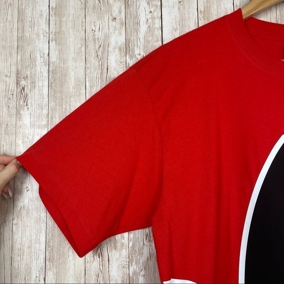 Adidas Originals Oversized Shadow Trefoil Short Sleeve Shirt Size Medium Men - Picture 5 of 11